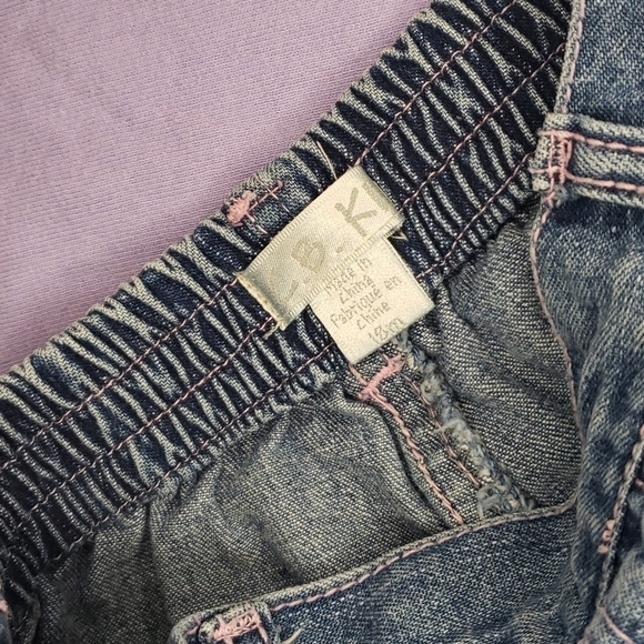 5/$30 BUNDLE of 3 T Shirts + Embroidered Jeans Elastic Supergirl Owl Long Sleeve - Picture 6 of 8